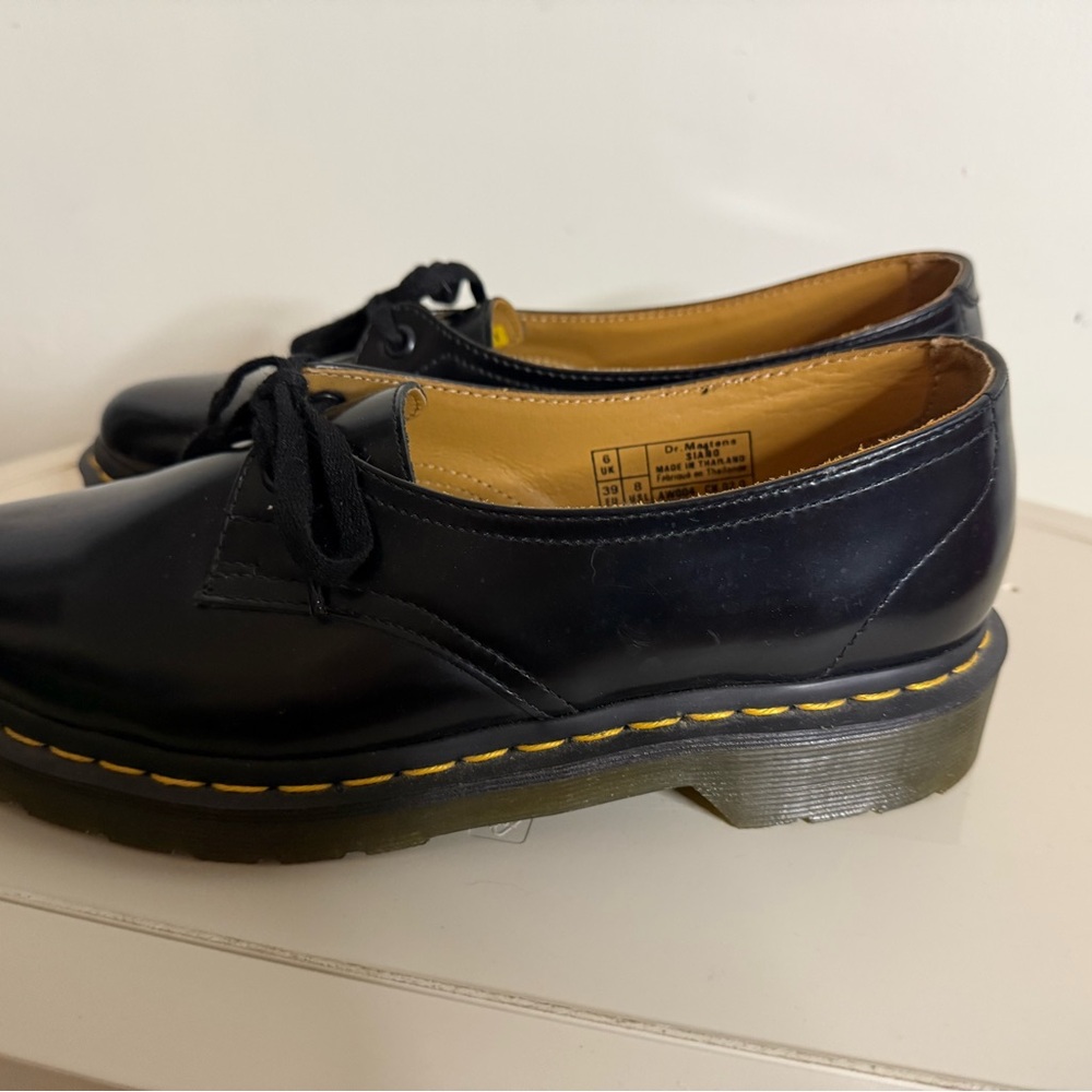 Dr. Martens Black Leather Oxfords - Picture 2 of 4